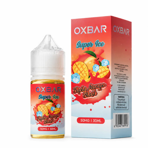OXBAR Triple Mango Super Ice Nic Salt 30ml – layered mango icy exhale Pakistan