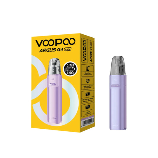 VOOPOO Argus G4 Mini Pod Kit Purple colour — flip-pod resistance switch Pakistan