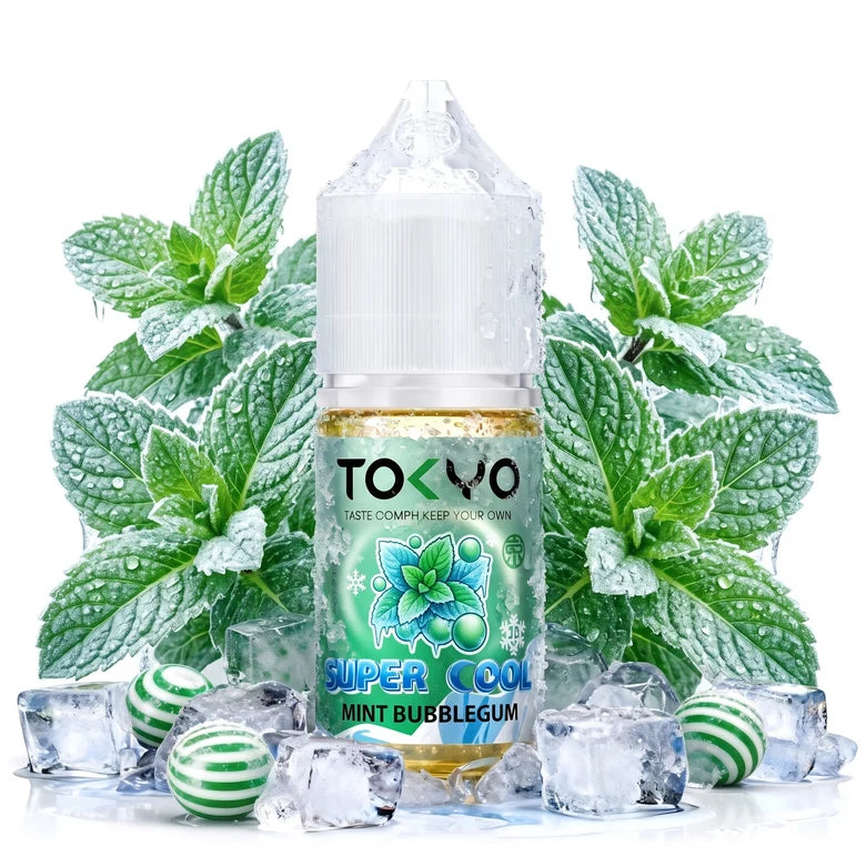 Tokyo Super Cool Mint Bubblegum nic salt 30ml bottle - Vape Brothers Pakistan