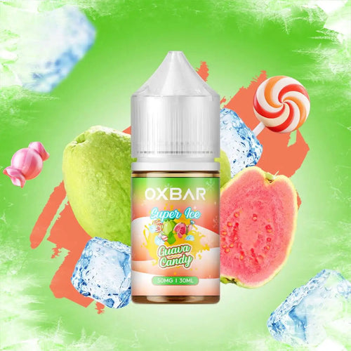 OXBAR Guava Candy Super Ice Nic Salt 30ml – icy candy guava e-liquid Pakistan