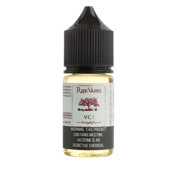 Ripe Vapes VCT Vanilla Custard Tobacco 30ml nic salt bottle for pod kits