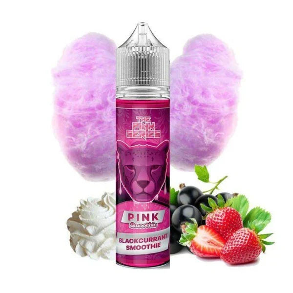 Dr Vapes Pink Panther Smoothie 60ml blackcurrant and cotton candy smoothie bottle in Pakistan