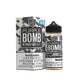 VGOD Iced Purple Bomb 60ml back label with nicotine warning