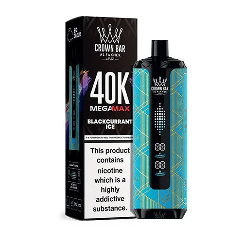 Al Fakher Mega Max Crown Bar 40000 Puffs — 6mg, 12 Flavours