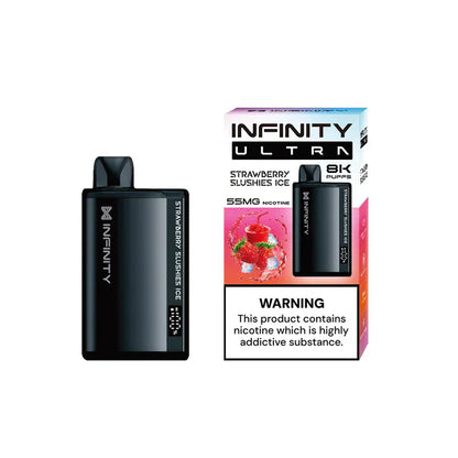 INFINITY DISPOSABLE VAPE MANGO GUAVA BLACKCURRANT ICE 8000 PUFF 55MG