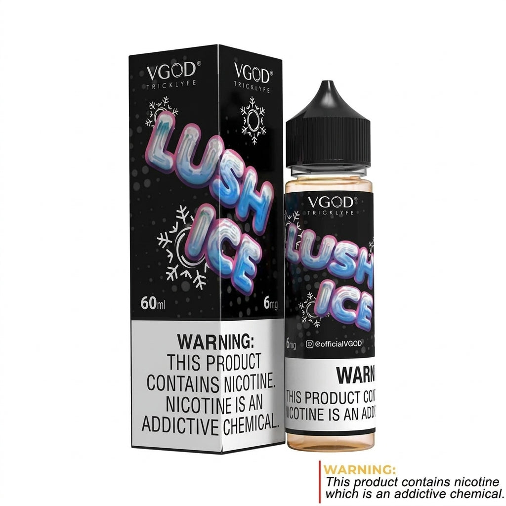 VGOD Lush Ice 60ml watermelon artwork on the bottle label