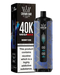 Al Fakher Mega Max 40K Berry Ice – mesh coil DTL disposable vape, best price Pakistan