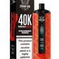 Al Fakher Mega Max Crown Bar Strawberry Punch 40000 Puffs – LED display disposable vape