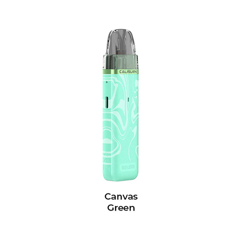 Uwell Caliburn G3 Lite Pod Kit 25W 1200mAh in Canvas Green, an earthy and natural tone
