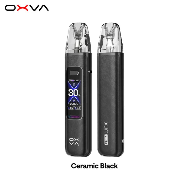 OXVA XLIM Pro 3 pod kit in Ceramic Black
