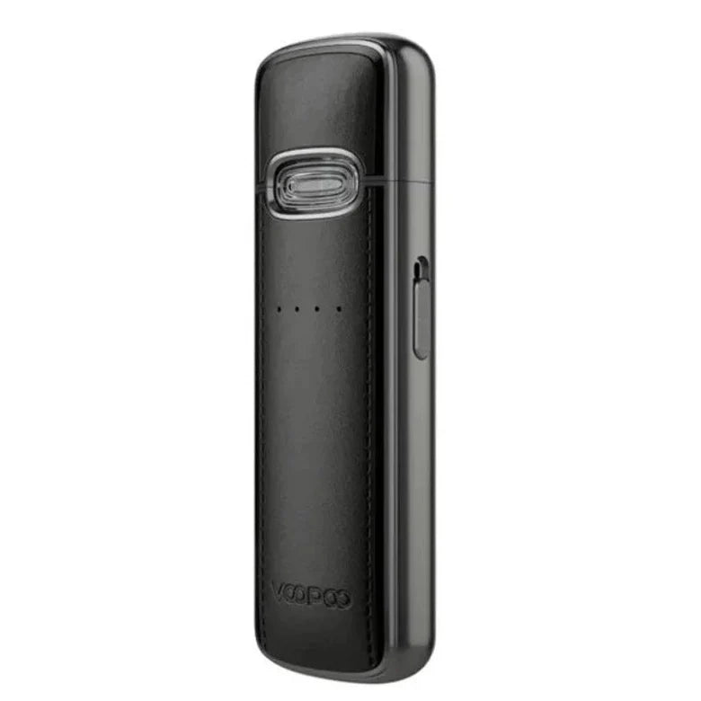VOOPOO VMATE E pod kit in Classic Black, device with the 3ml V2 cartridge fitted