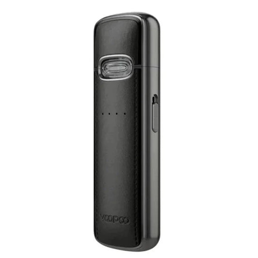 VOOPOO VMATE E pod kit in Classic Black, device with the 3ml V2 cartridge fitted