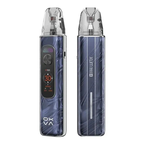 OXVA XLIM Pro 4 pod kit in Flowing Dark Blue, Anti-Burn Tech 30W pod kit