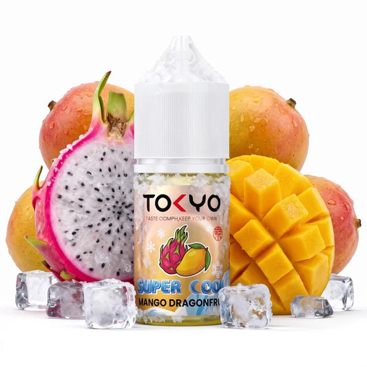 Tokyo Super Cool Mango Dragonfruit nic salt 30ml bottle - Vape Brothers Pakistan