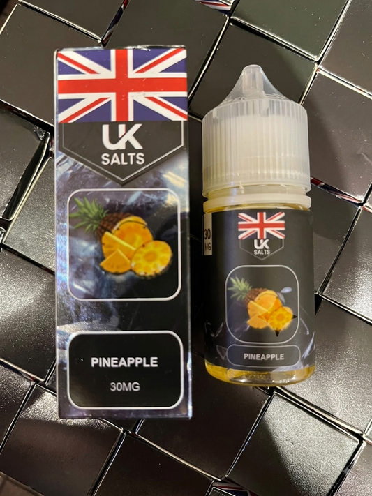 UK Salts Iced Pineapple nic salt 30ml bottle - Vape Brothers Pakistan