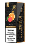 Tokyo Golden Series Orange Peach Ice 30ml nic salt e-liquid bottle front label
