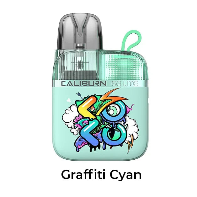 Uwell Caliburn G3 Lite Koko pod kit in Graffiti Cyan