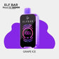 ELFBAR Raya D2 20K disposable vape in Grape Lychee, device front view