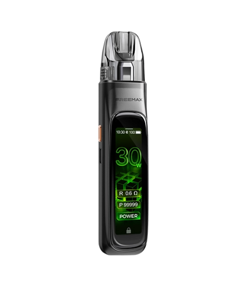 Freemax Rexa Pro Pod Kit 30W - touchscreen menu and puff monitor