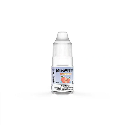 Infinity Classic Tropical Peach Ice nic salt 5ml bottle, 55mg, front label