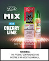 VGOD Mix Salts Iced Cherry Lime 30ml nic salt bottle, front view