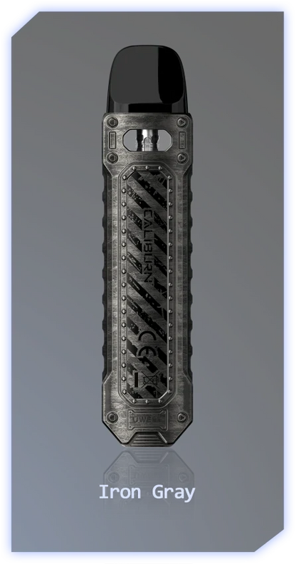 Uwell Caliburn Tenet pod kit in Iron Grey zinc-alloy body