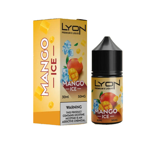Lyon Salt Mango Ice 30ml 30mg nic salt e-liquid bottle — Vape Brothers Pakistan