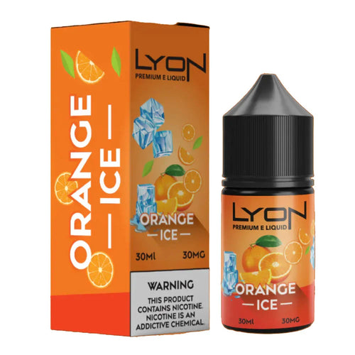 Lyon Salt Orange Ice 30ml 30mg citrus nic salt bottle — Vape Brothers Pakistan