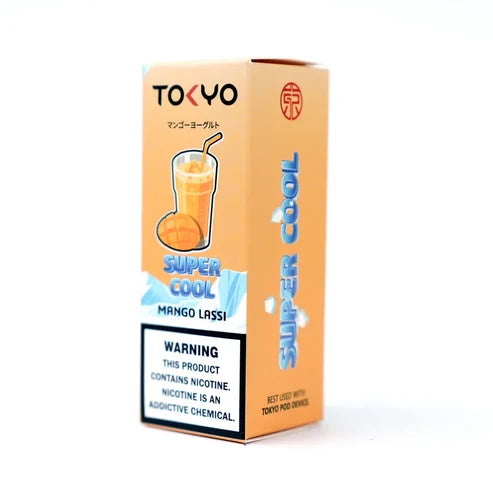 Tokyo Super Cool Pineapple Series 30ml nic salt, Mango Lassi flavour bottle