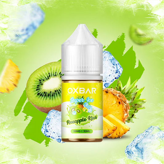 Oxbar Juices Pineapple Kiwi 55mg – high strength nic salt for heavy vapers Pakistan