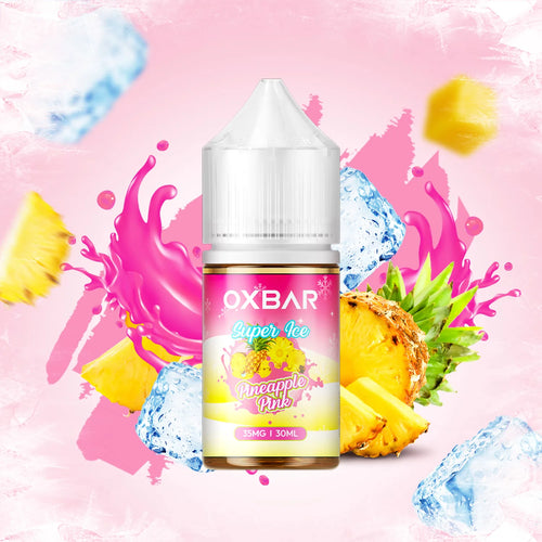 Oxbar Juices Pink Pineapple Nic Salt 30ml – real pink pineapple variety, OXVA e-liquid Pakistan