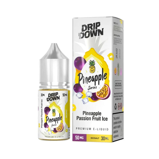 Drip Down Pineapple Passionfruit Ice 30ml nic salt bottle - tangy tropical vape juice Pakistan