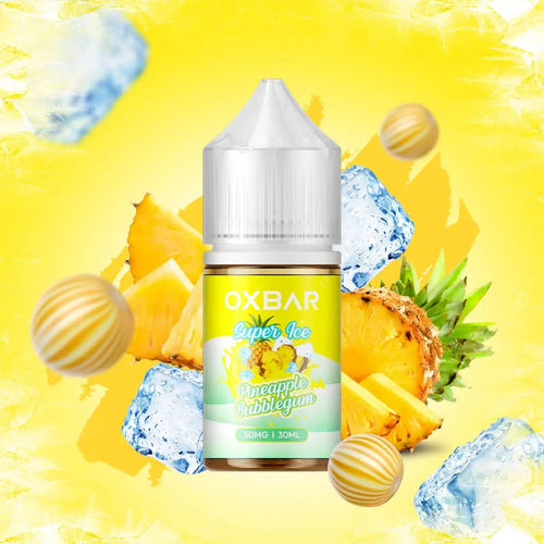 OXBAR Pineapple Bubblegum Ice Nic Salt 30ml – icy bubblegum candy e-liquid Pakistan