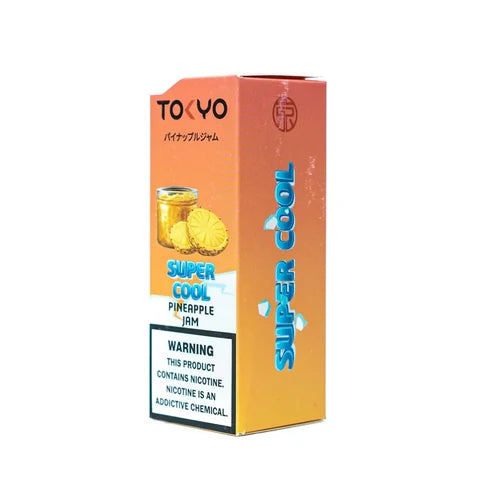 Tokyo Super Cool Pineapple Series 30ml nic salt, Pineapple Jam flavour bottle