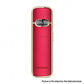 VOOPOO VMATE E pod kit in Red Inlaid Gold, close view of the gold trim