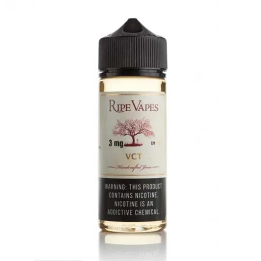 Ripe Vapes VCT Vanilla Custard Tobacco 120ml freebase e-liquid bottle