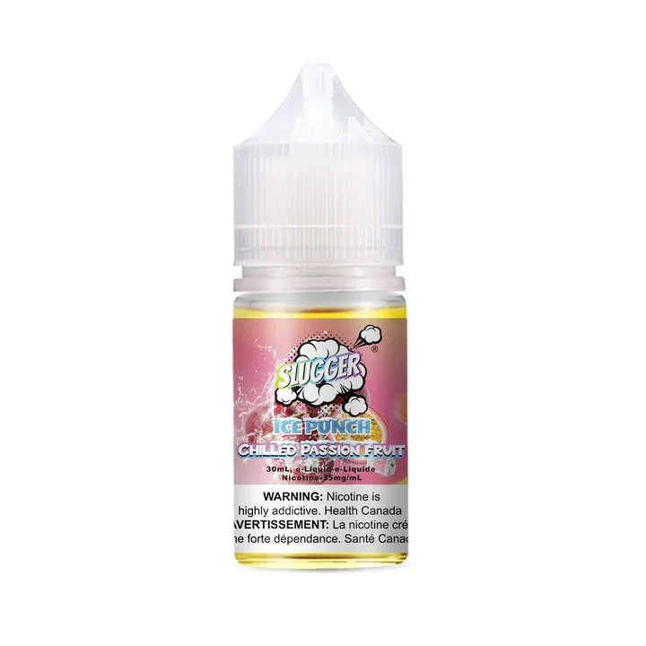 Slugger Ice Punch Chilled Passion Fruit nic salt 30ml bottle - Vape Brothers Pakistan