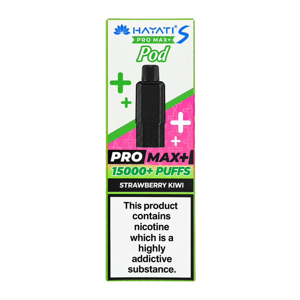 Hayati prefilled replacement pod 20mg nic salt in Strawberry Kiwi flavour