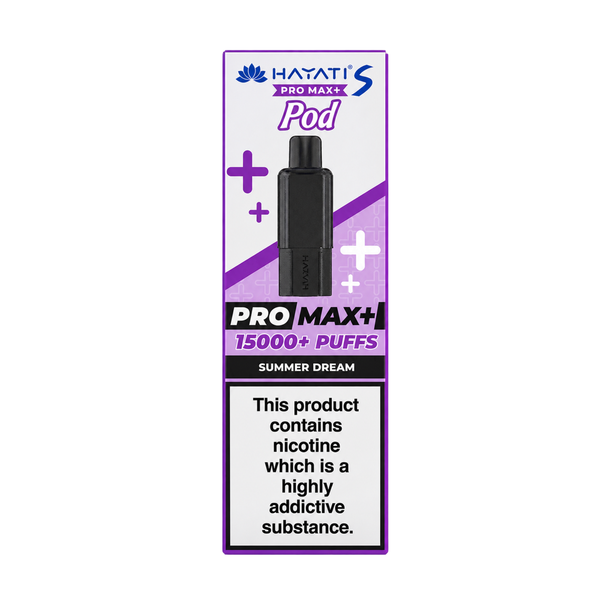 Hayati prefilled replacement pod 20mg nic salt in Summer Dream flavour
