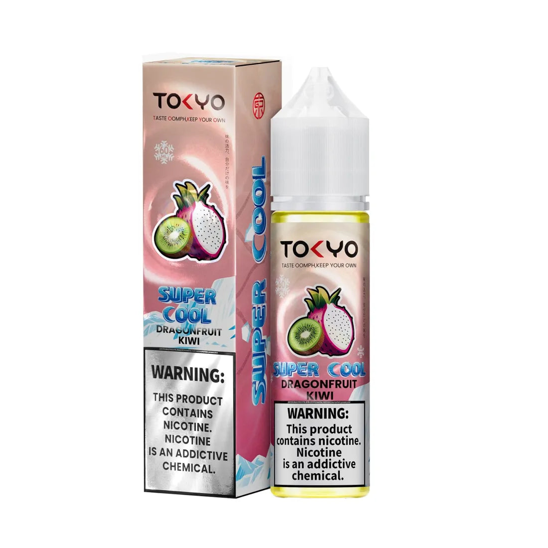 Super Cool Dragon fruit Kiwi E-Liquid 60ML