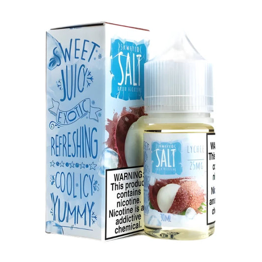 Skwezed Lychee Ice 30ml nic salt bottle in 25mg and 50mg, Frozen ICE salt range