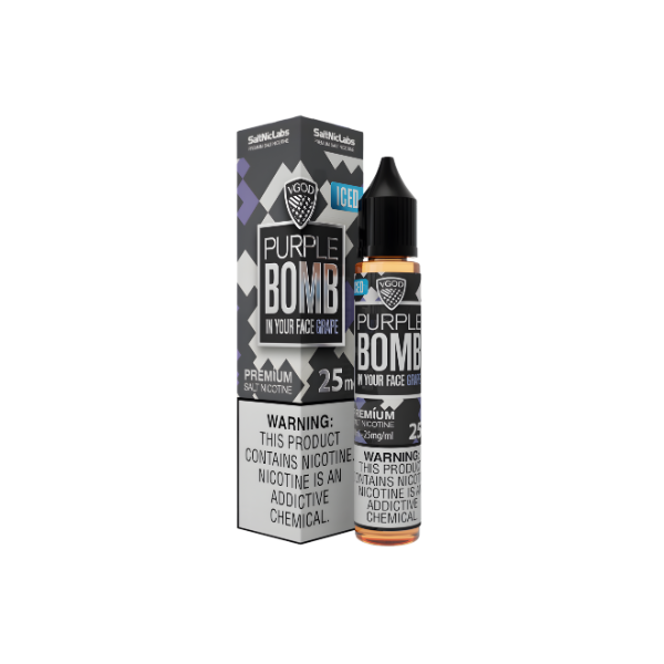 VGOD Purple Bomb Iced 30ml Nic Salt — 25mg & 50mg