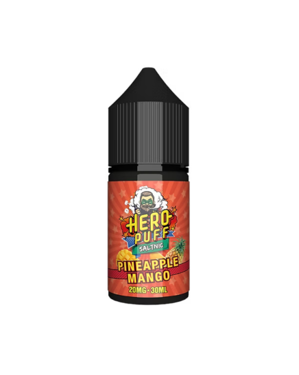 Hero Puff Lychee nic salt e-liquid 30ml 20mg bottle