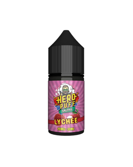 Hero Puff Peach nic salt e-liquid 30ml 20mg bottle