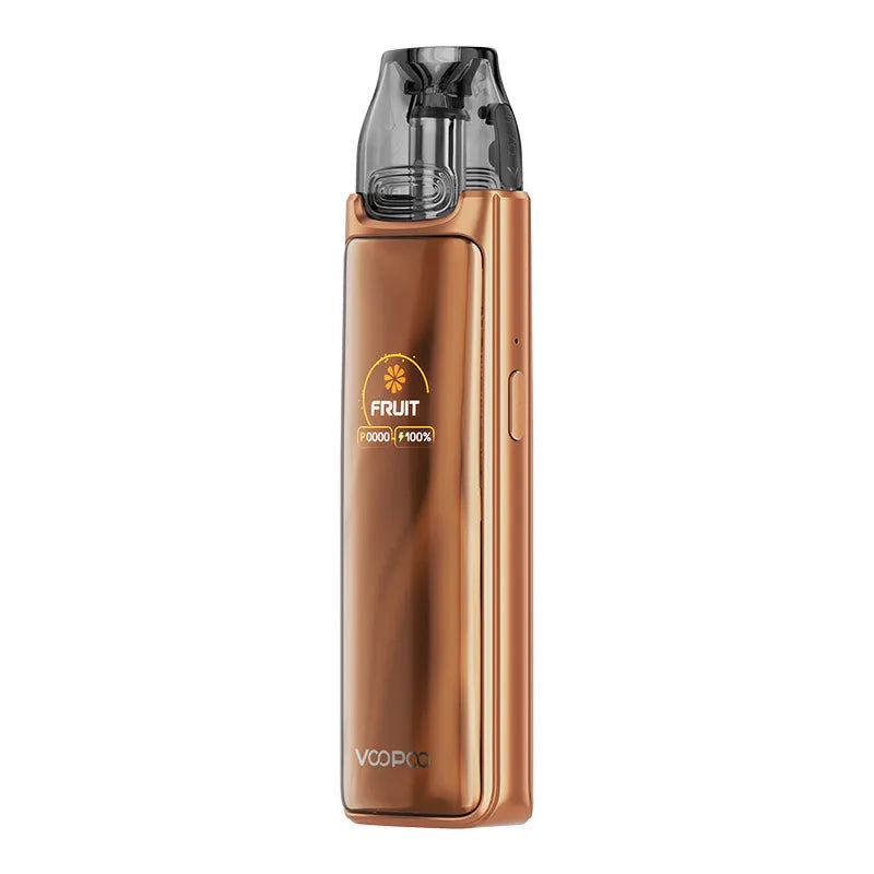 VOOPOO VMATE MAX 2 pod kit in Brown, full device with mouthpiece
