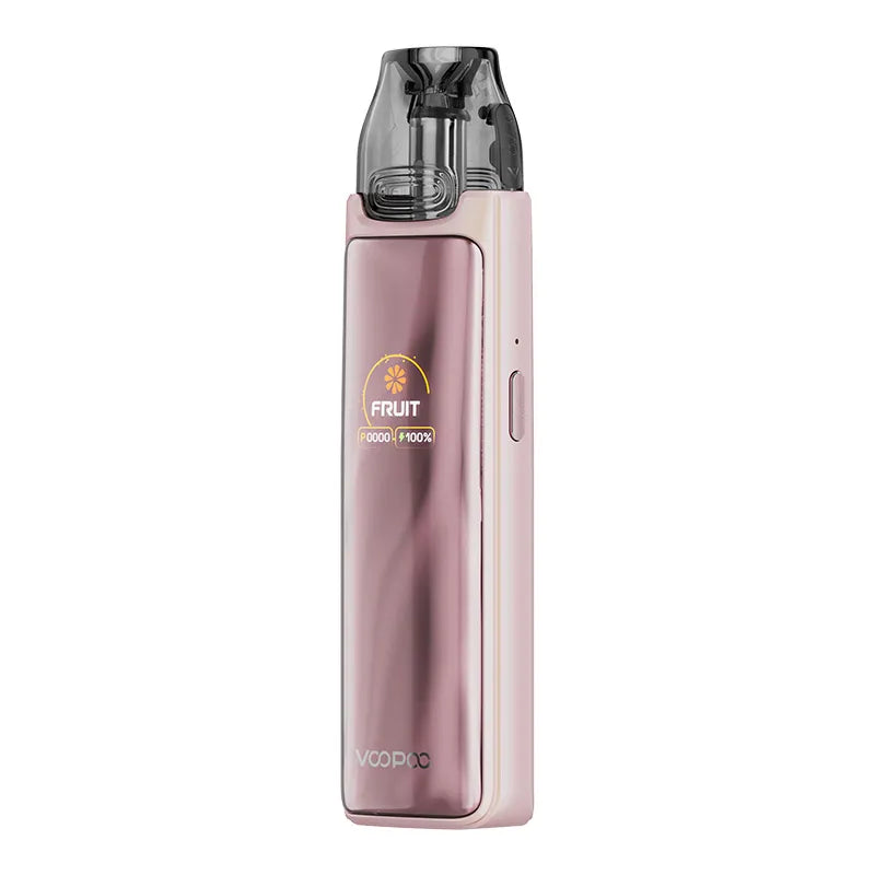 VOOPOO VMATE MAX 2 pod kit in Pink, close view of the 0.85 inch screen