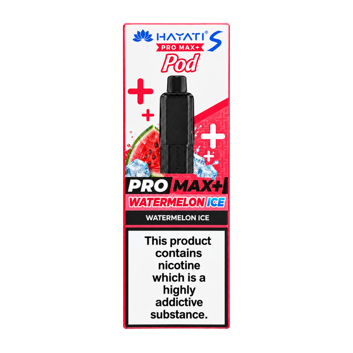 Hayati prefilled replacement pod 20mg nic salt in Watermelon Ice flavour