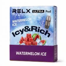 RELX Ultra pre-filled pod 3% in Watermelon Ice flavour