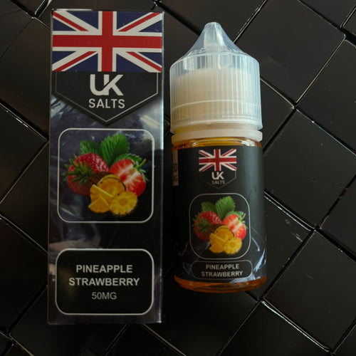 UK Salts Pineapple Strawberry nic salt 30ml bottle for MTL pods
