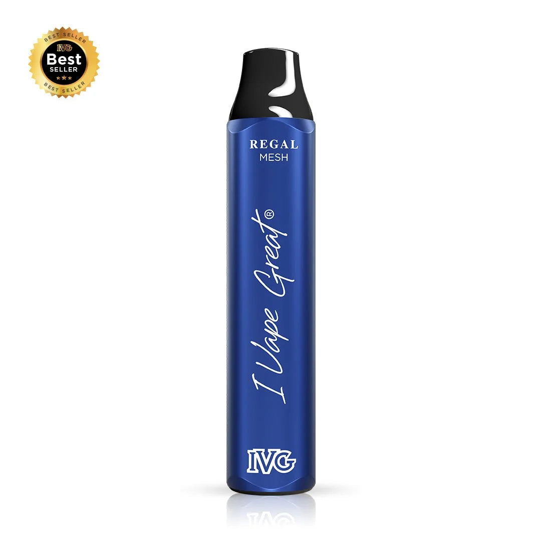IVG Regal Blue Raspberry Ice 6000 puff rechargeable disposable vape